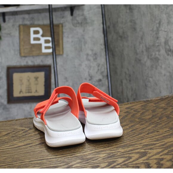 Easy Spirit Dashtyn Double Band Lightweight Slip-on Sandals Orange Coral 7M - Picture 4 of 10